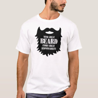 Camiseta Grande barba - grande responsabilidade