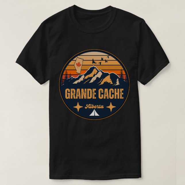 Camiseta Grande Cache, Alberta (Frente do Design)