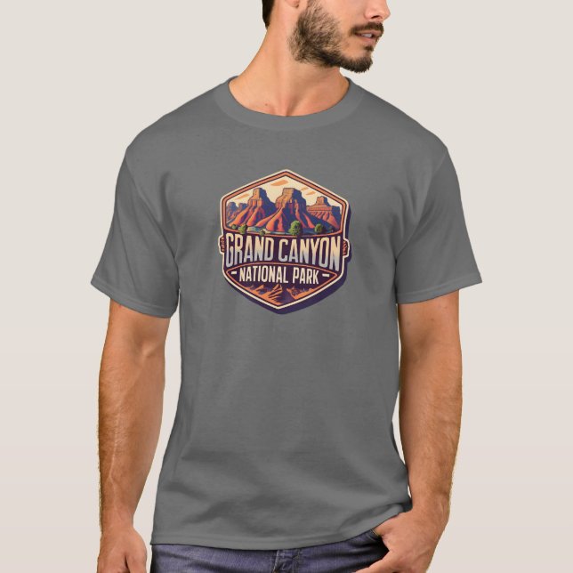 Camiseta Grande Canyon Majestade: Uma Maravilha Natural Ete (Frente)