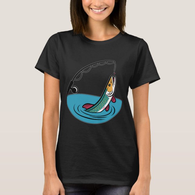 Camiseta Grande captura de lúcio (Frente)