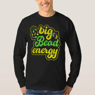 Camiseta Grande Carnaval de Bead Energy Funny Vintage Mardi