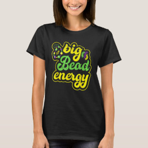 Camiseta Grande Carnaval de Bead Energy Vintage Mardi Gras