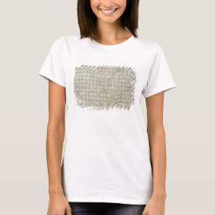 Camiseta Grande chapa com escrita ideographic do Tem