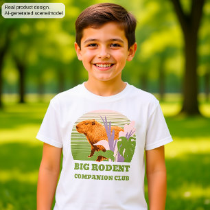 Camiseta Grande Clube de Companheiros de Roedores Capivara