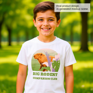 Camiseta Grande Clube de Companheiros de Roedores Capivara