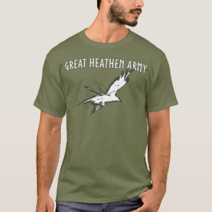 Camiseta Grande corvo de voo selvagem do exército