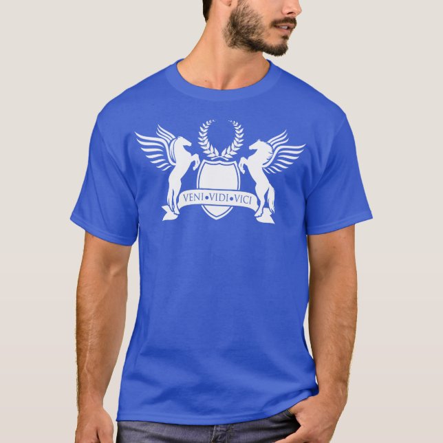 Camiseta Grande crachá de Veni Vidi Vici (Frente)