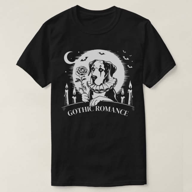 Camiseta Grande Dança ROMANCE GÓTICO  (Frente do Design)
