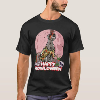 Camiseta Grande Dane Happy Halloween Costume Zombie Sweatsh