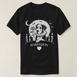 Camiseta Grande Dane HARLEQUIN HEART