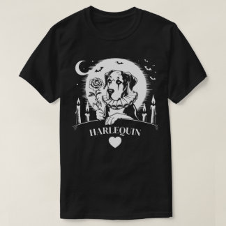 Camiseta Grande Dane HARLEQUIN HEART