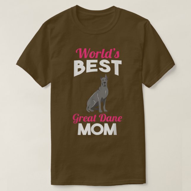 Camiseta Grande Dane Mãe (Frente do Design)