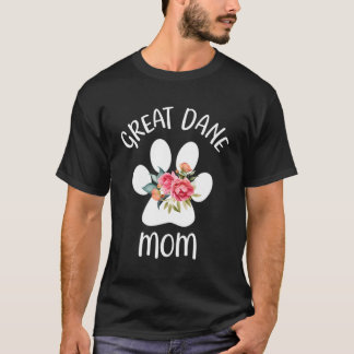 Camiseta Grande Dane Mãe Para Mulher Namorada Mais Amiga