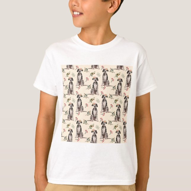 Camiseta Grande Dane, Meninas e Crianças, Decência do Cacho (Frente)