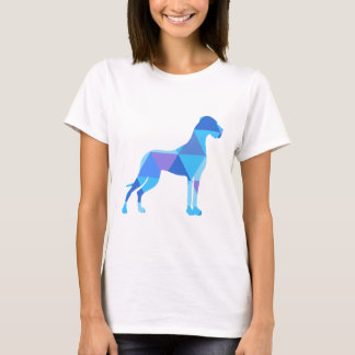 Camiseta Grande Danois Azul Triangulus
