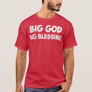 Camiseta Grande Deus Grande Bênção, Engraçado