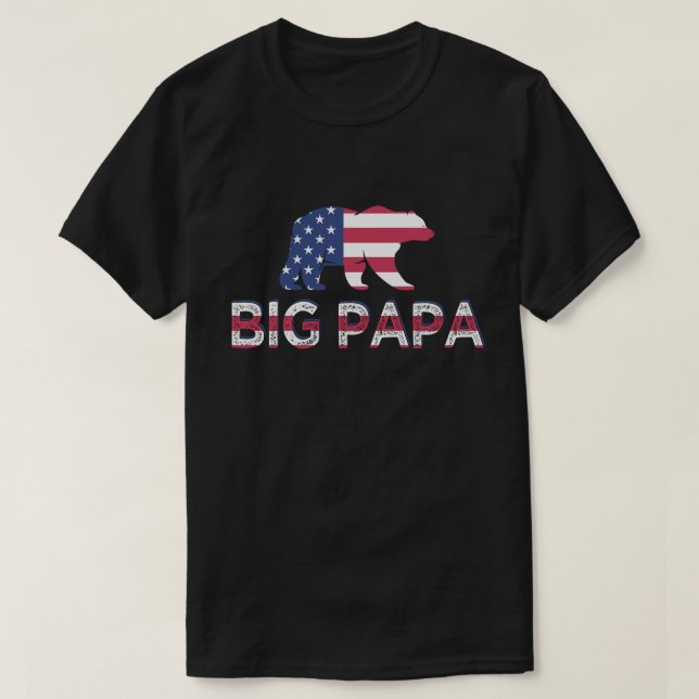 Camiseta Grande Dia de os pais de Presente Papai Noel 4 de  (Frente do Design)