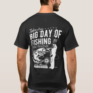 Camiseta Grande Dia de Pesca no Lago Tahoe