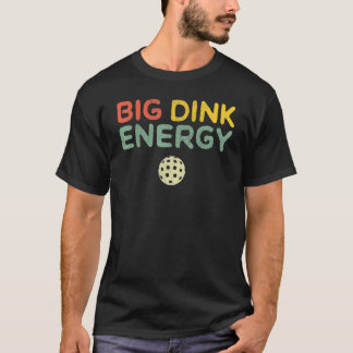 Camiseta Grande Dink Energy Pickleball Engraçado Bola de Pi