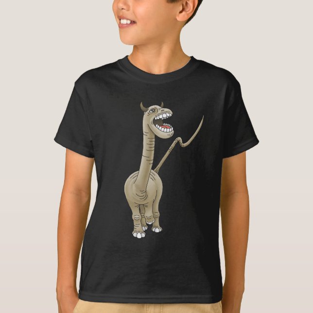Camiseta Grande Dinossauro Rugindo (Frente)