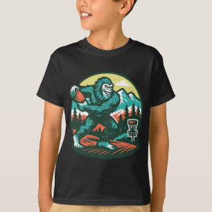 Camiseta Grande Disc Golfer Sasquatch Disc Golf Retro
