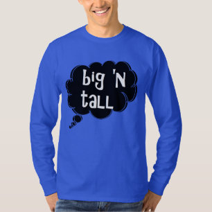 Camiseta grande e alta masculina por DAL (4x)