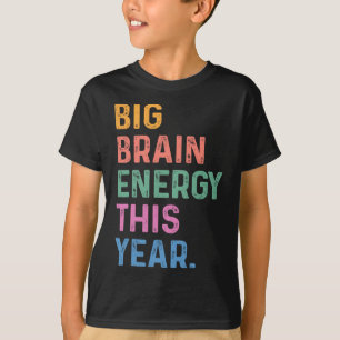 Camiseta Grande Energia Cerebral Este Ano Engraçado De Volt