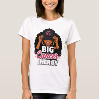 Camiseta Grande Energia de Câncer Magia Negra PNG Zodíaco