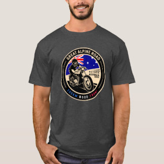 Camiseta Grande Estrada Alpina Austrália Moto vintage sex