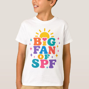 Camiseta Grande fã de proteção solar SPF no verão