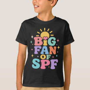 Camiseta Grande fã de proteção solar SPF no verão