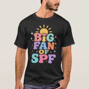 Camiseta Grande fã de proteção solar SPF no verão
