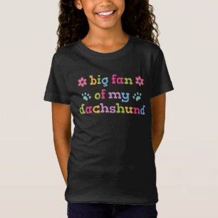Camiseta Grande fã do meu Dachshund