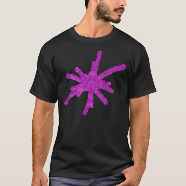 Camiseta Grande Faísca - Redemoinho Roxo (Frente)
