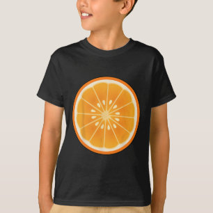 Camiseta Grande Fita Laranja Fatiada Fácil Fruta Hallowee