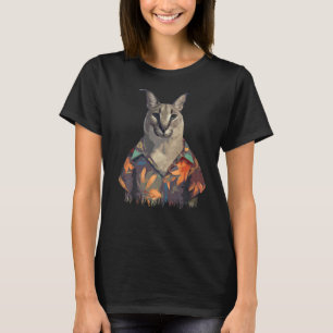 Camiseta Grande Floppa Meme gato Caracal engraçado gato haw