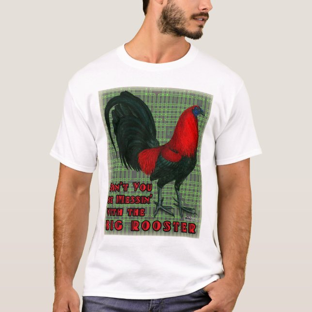 Camiseta Grande Galo Vermelho (Frente)