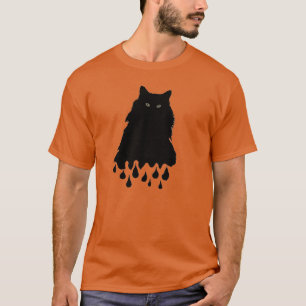 Camiseta Grande Gato Preto Derretendo
