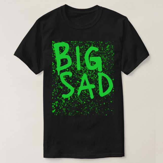 Camiseta Grande Grafite Triste Unisex (Frente do Design)