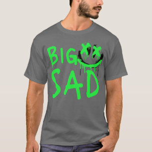 Camiseta Grande Grafite Triste - Unisex Cinza