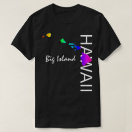 CAMISETA GRANDE ILHA - ILHAS HAWAII NEON RAINBOW