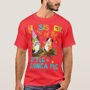 Camiseta Grande Irmã da Família de Porcos-Porcos da Guiné M