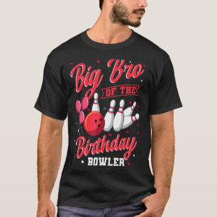 Camiseta Grande Irmão Da Família De Boliches De Boliche De 