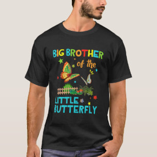 Camiseta Grande Irmão Da Pequena Borboleta Da Matchin De A