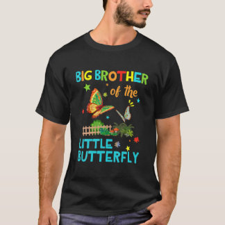 Camiseta Grande Irmão Da Pequena Borboleta Da Matchin De An