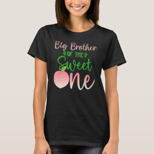 Camiseta Grande Irmão Do Aniversário Um Pêssego 1rua Verão