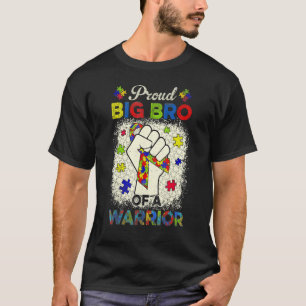 Camiseta Grande Irmão do Autismo de Apoio ao Guerreiro da C