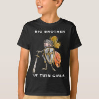 *~* GRANDE IRMÃO Gêmeas Garotas Rapazes T-Shirt