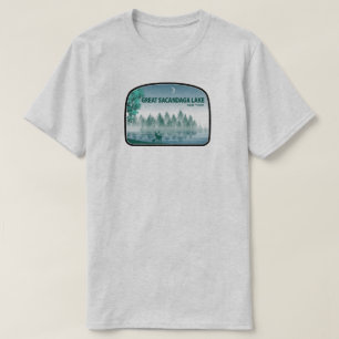 Camiseta Grande Lago Sacandaga Nova York Veado