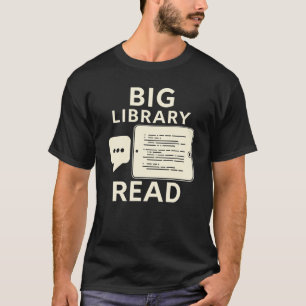 Camiseta Grande Leitura de Biblioteca - Leitura Digital & L